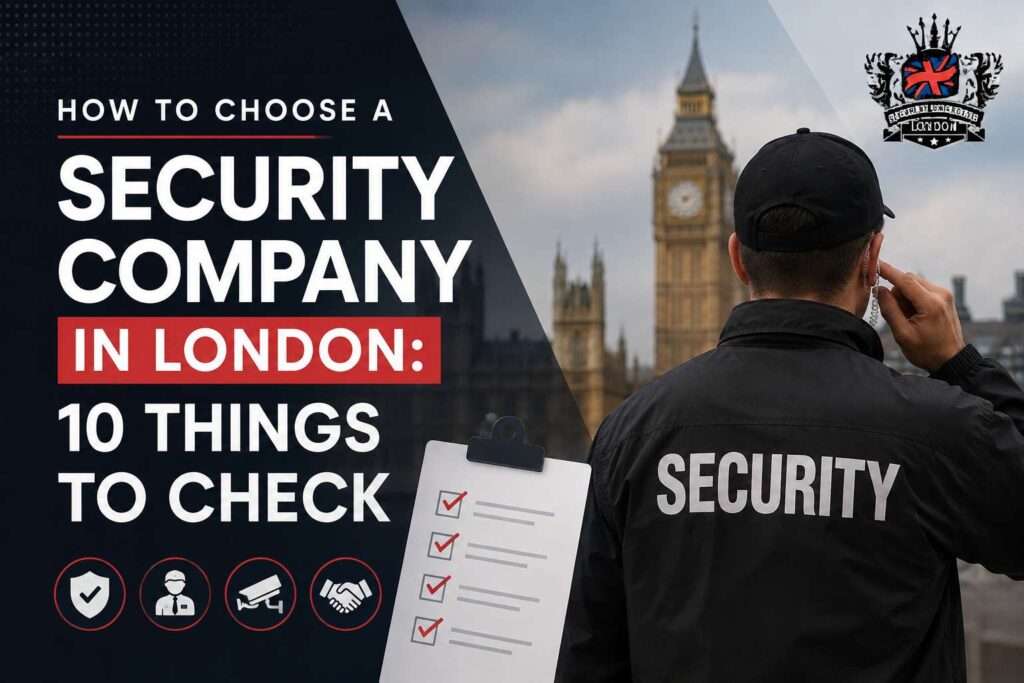 Choose a Security Company in London 10 Things